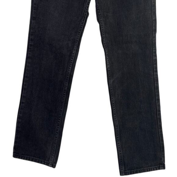 Guess Vintage Original Fit Classic Narrow Leg High Rise Denim Jean 29 Black - Picture 3 of 15